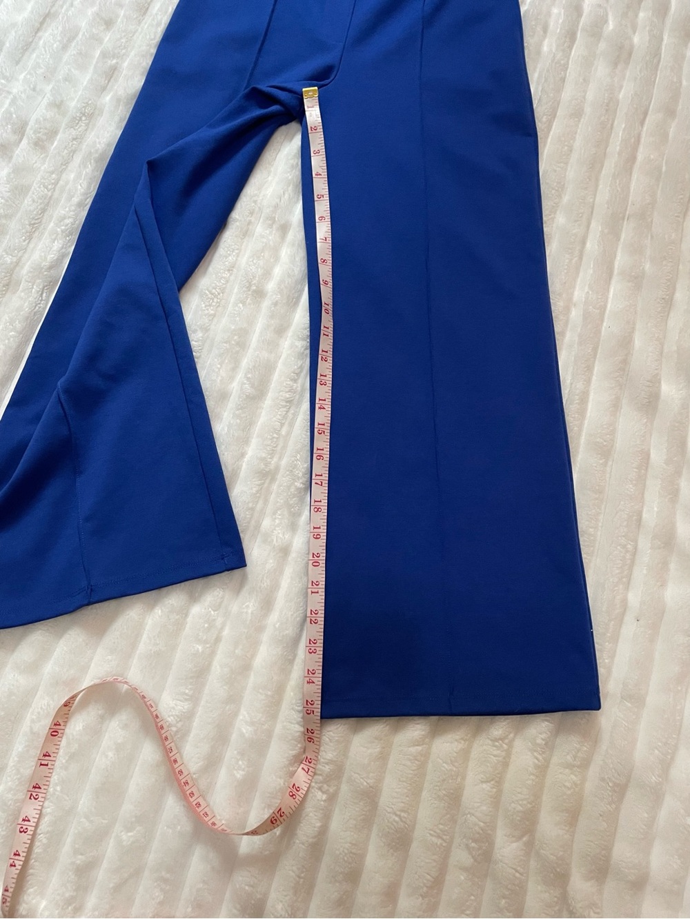 H&M High-Rise Wide Leg Pants in Cobalt Blue - Picture 9 of 14